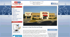 Desktop Screenshot of capefeardiscountdrugs.com